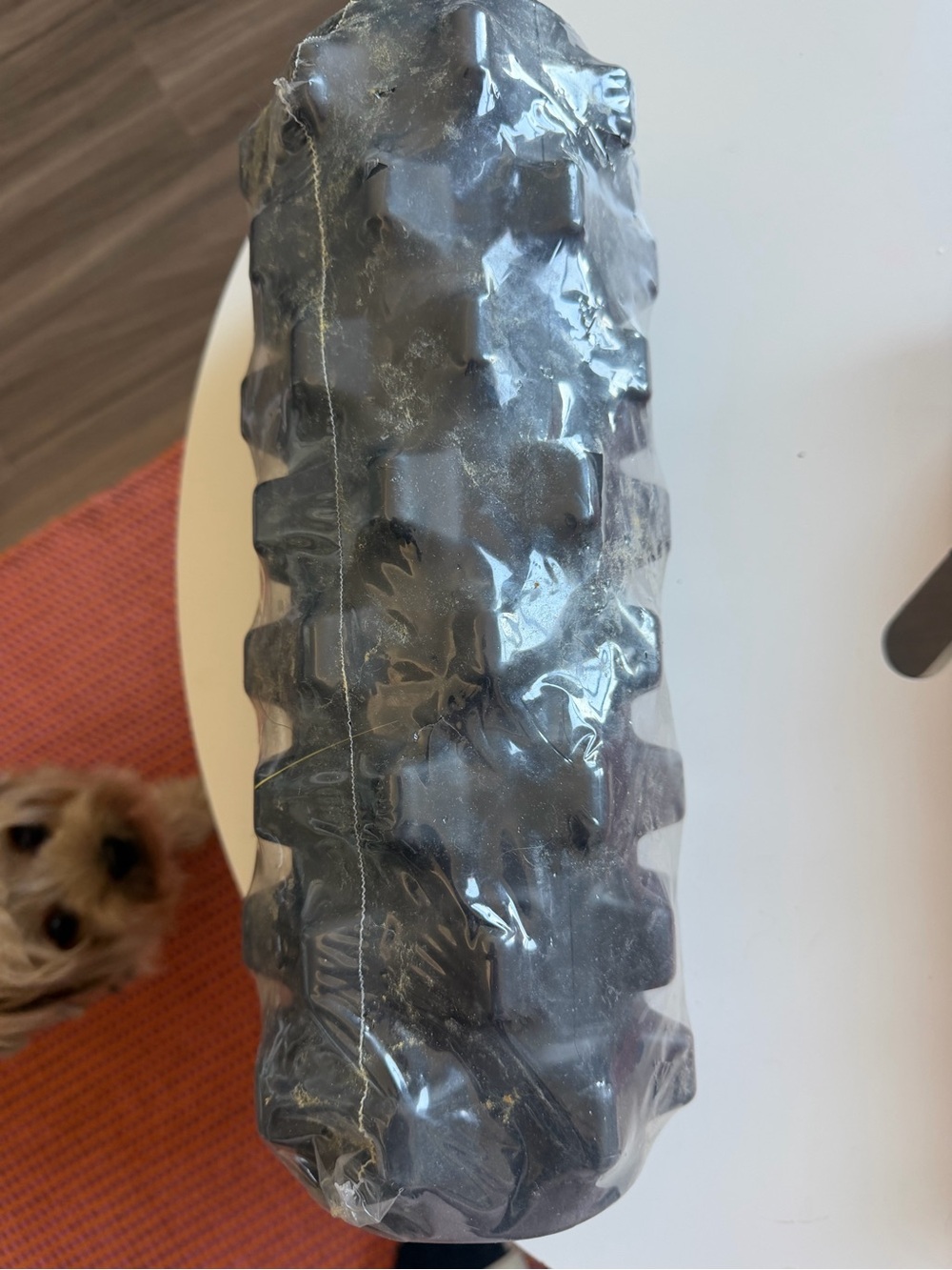 Black Textured Foam Roller for Muscle Relief - Unbranded